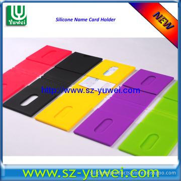 Silicone Business Card Holder with Various Colors